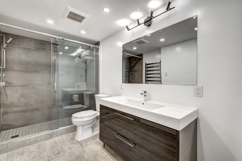 Modern Vanity and Lighting